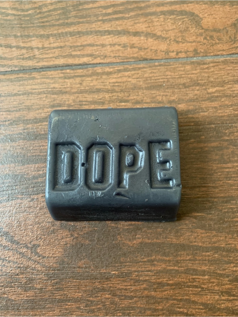 DOPE Embossed Black skateboard wax